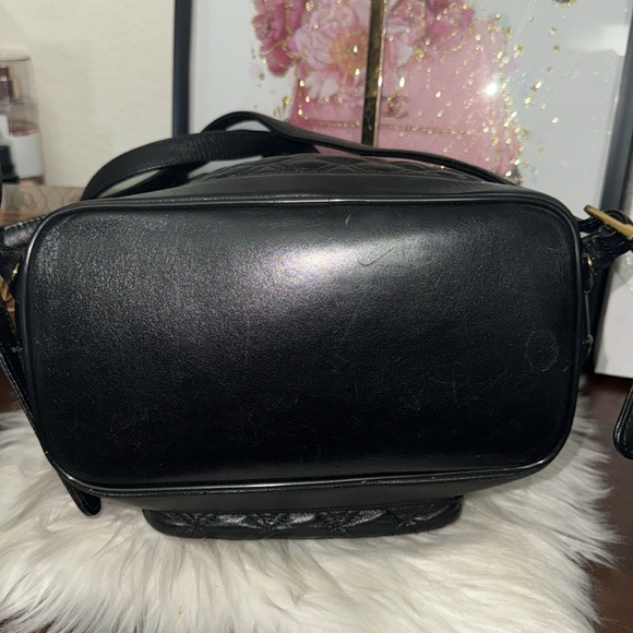 Authentic MCM Quilt Black Leather Backpack main image 6